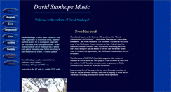 Desktop Screenshot of davidstanhope.com