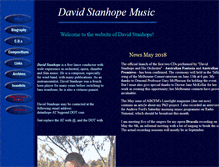 Tablet Screenshot of davidstanhope.com